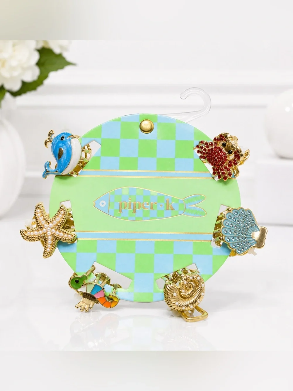 Piper K 6 pc Mini Hair Clip Accessory Set